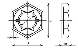 DIN 7967 counter pal nuts specification